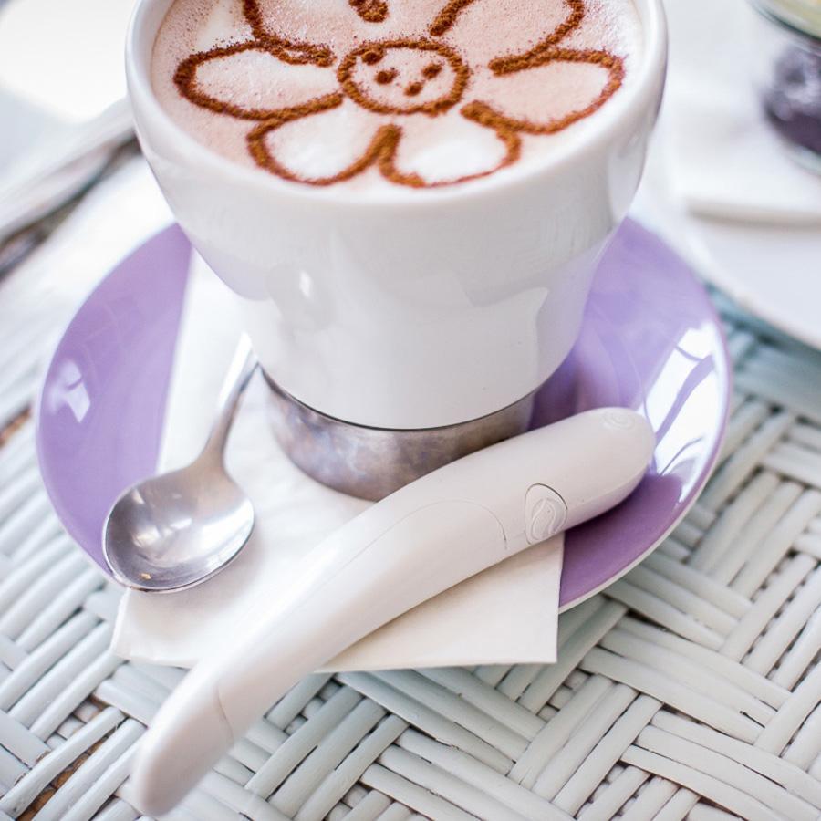 Spice Pen,6.2 Inch Electric Coffee Pen Art Pen Latte Pen For Latte & Food  Diy,can Be Use With Works With Cinnamon, Salt, White Sugar, And Fine  Coffe;g